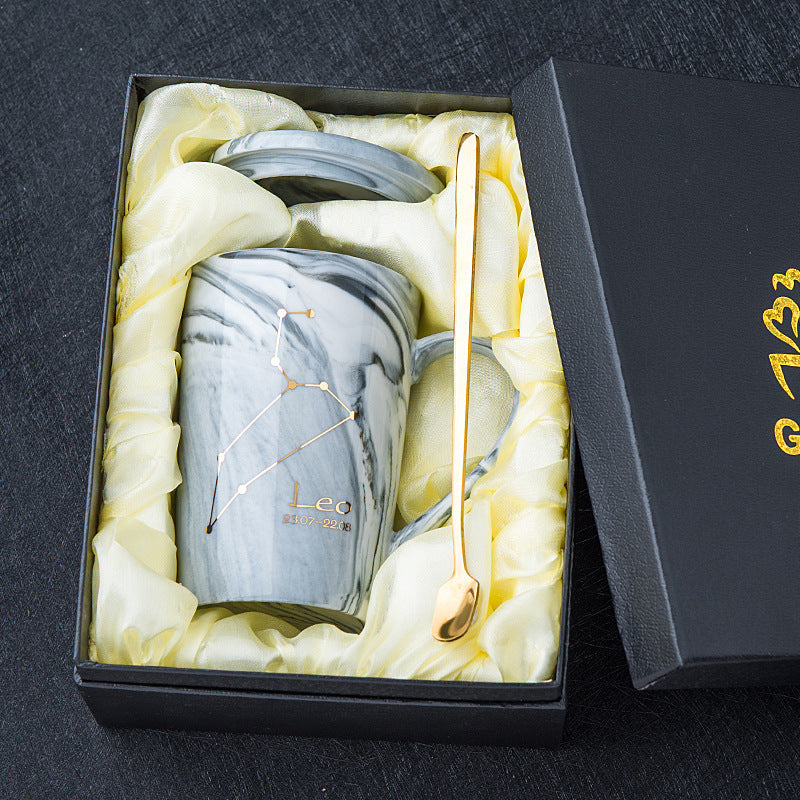 Nordic Creative Ceramic Mug Twelve Constellation Mug